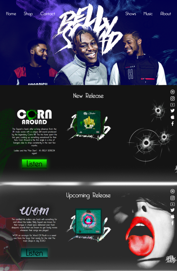 Urban Vibes: Afro-Beat & Hip-Hop Performer Template