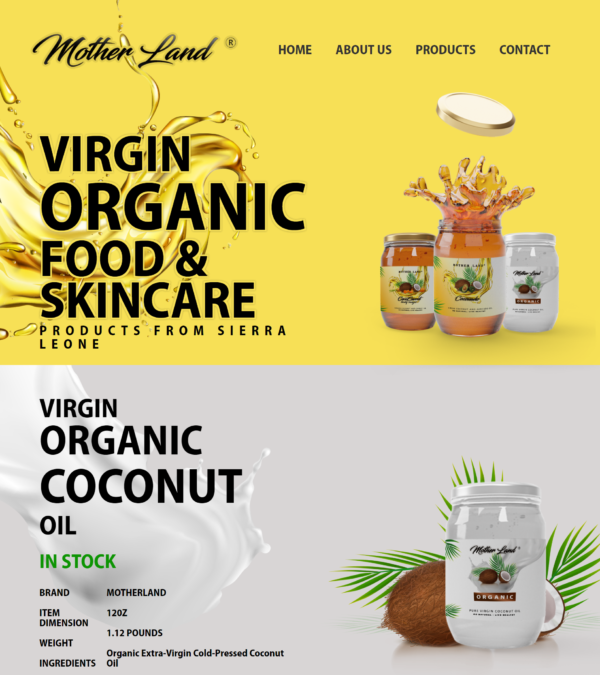 Premium Template - Organic Product Sales